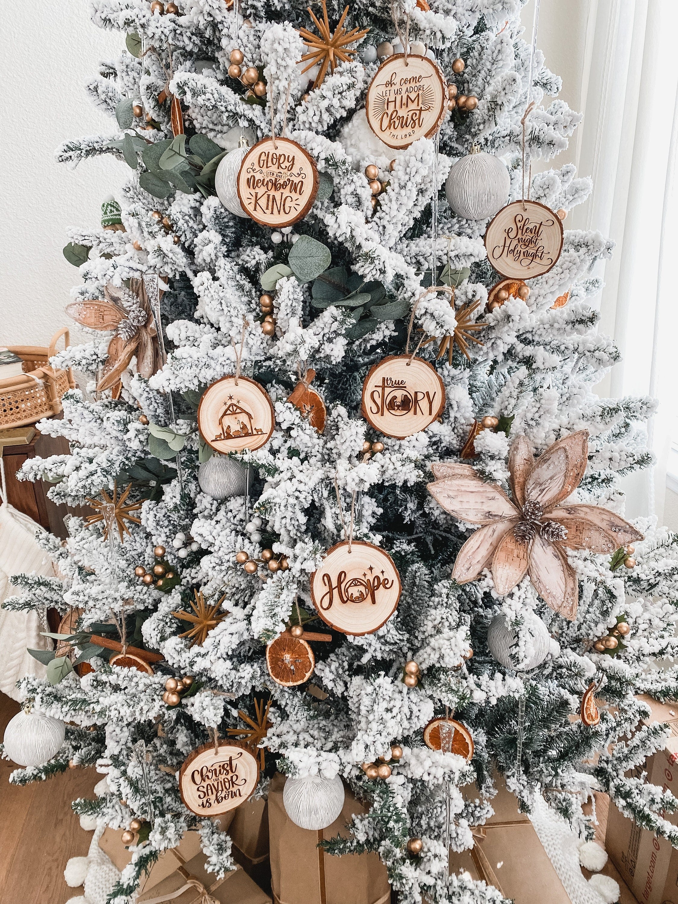 Ideas For Christmas Trees, Christmas Ornament, Christmas Tree Decor, Wooden Holiday Decorations, Christmas Tree Decorations For DCLAF21